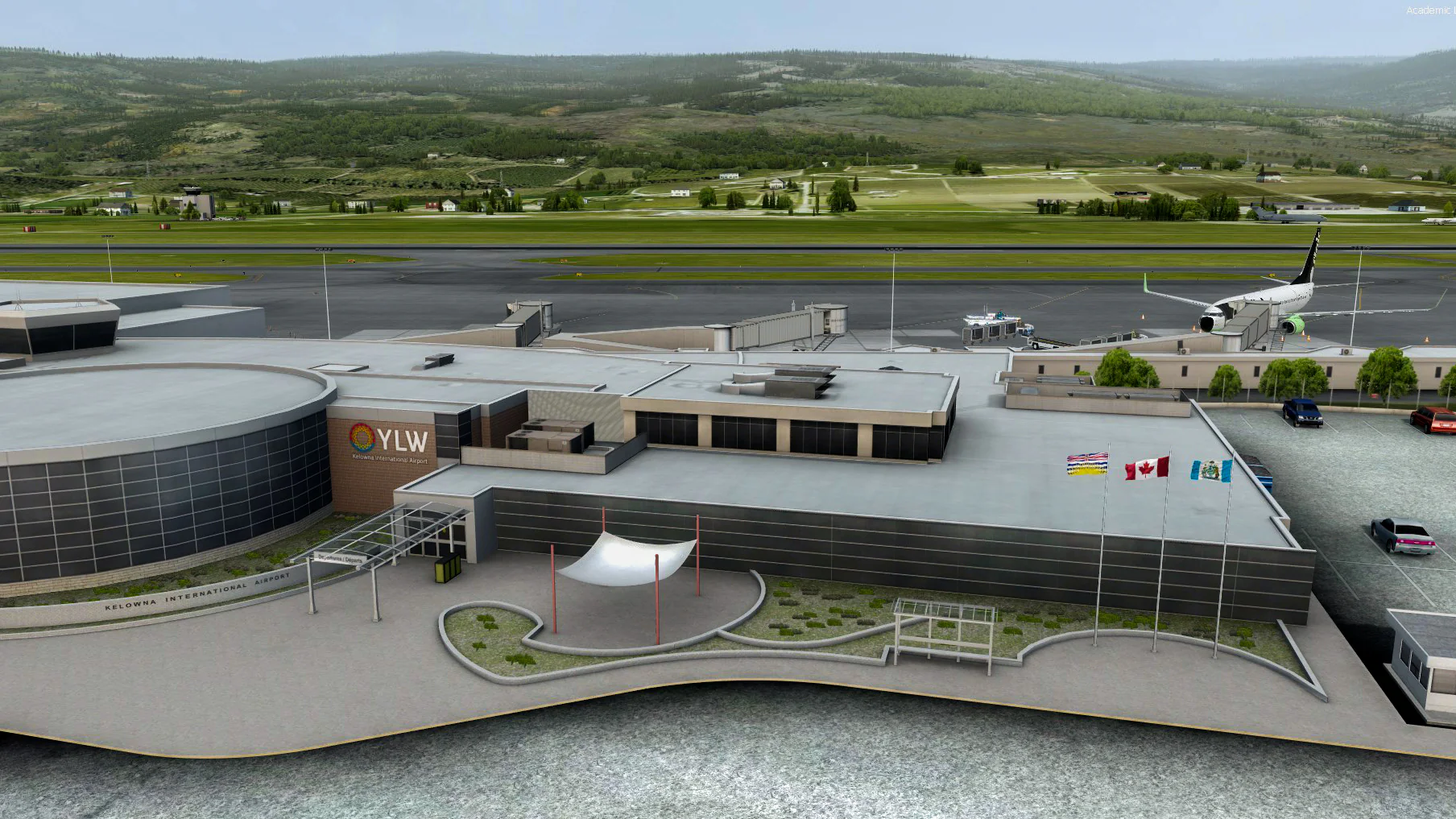 CYLW - Kelowna International Airport P3D - Image 10